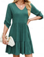 cheap Plain Dress-Women&#039;s Mini Dress T Shirt Dress Tee Dress A Line Dress Solid Color Athletic Dress Casual Vacation Daily Regular Fit Plain Sleeveless V Neck Black Wine Sky Blue Dark Green Summer