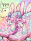economico Maglietta di Pasqua-Pasqua Per donna maglietta Floreale Animali Colorato a macchie Informale Manica corta Rotonda Top regolari Giornaliero Stampa Arcobaleno Estate