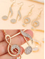 abordables Pendiente de mujer-Pendientes de nota musical de oro con detalles de diamantes de imitación: elegantes joyas colgantes para mujeres, perfectas para conciertos, fiestas y ocasiones especiales.