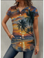 cheap Hawaiian Tops-Women&#039;s Shirt Leaf Tree Hawaiian Tropical Hawaiian Short Sleeve Shirt Collar Regular Tops Buttons Print Sage Green Summer
