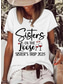 voordelige Kerst T-shirts-Dames T-shirt Brief Basic Casual Lange mouw Strakke ronde hals Normale tops Dagelijks Weekend Afdrukken Wit Blozend Roze blauw Grijs Zomer