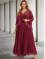 cheap With Jacket-Two Piece A-Line Wedding Guest Dresses Elegant Dress Formal Tea Length Sleeveless V Neck Chiffon with Appliques free custom size