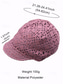 abordables Sombreros de mujer-Sombrero de sol de crochet para mujer con diseño de encaje | Sombrero liviano y elegante para el verano | Perfecto para actividades al aire libre y ropa informal