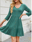 cheap Plain Dress-Women&#039;s Mini Dress T Shirt Dress Tee Dress A Line Dress Solid Color Athletic Dress Casual Vacation Casual Daily Regular Fit Floral Long Sleeve Crew Neck Black Wine Sky Blue Green Summer
