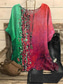 cheap Art&amp;Design Tops-Women&#039;s Blouse Floral Casual Half Sleeve Crew Neck Regular Tops Work Daily Print Red Purple Orange Green Spring Fall Winter
