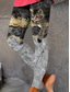 cheap Animals Print-Women&#039;s Leggings Trousers Vintage Fashion Casual Full Length High Waist Graphic Cat 3D Print Printing Breathable Soft Micro-elastic Vacation Casual Daily Sillver Gray Summer Spring Regular Fit