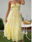cheap Plain Dress-Women&#039;s Maxi Dress A Line Dress Sundress Solid Color Slip Dress Off The Shoulder Dress Vacation Beach Vacation Daily Holiday Regular Fit Graphic Sleeveless Strap Black White Yellow Blue Summer
