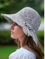 cheap Women's Hats-Women's Bohemian Crochet Sun Hat with 3D Floral Decoration - Foldable, Lightweight and Breathable, Perfect for Summer, Beach and Outdoor Activities