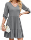 cheap Plain Dress-Women&#039;s Mini Dress T Shirt Dress Tee Dress A Line Dress Solid Color Athletic Dress Casual Vacation Daily Regular Fit Plain Sleeveless V Neck Black Wine Sky Blue Dark Green Summer