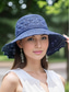 cheap Women's Hats-Women's Bohemian Crochet Sun Hat with 3D Floral Decoration - Foldable, Lightweight and Breathable, Perfect for Summer, Beach and Outdoor Activities