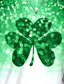 cheap St Patrick&#039;s T-shirts-St. Patrick Women&#039;s T Shirt Shamrock Plants Casual Long Sleeve Crew Neck Regular Tops Daily Print Green Spring Fall