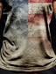 abordables T-shirts Patriotiques 250-4 juillet 2026 250e jour commémoratif T-shirt à col rond pour homme 3D imprimé drapeau américain vétéran Patriote Patriotic Casual