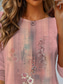 cheap Floral tee-Women&#039;s T Shirt Floral Casual Long Sleeve Crew Neck Regular Tops Daily Print Pink Spring Fall