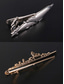 cheap Men&#039;s Ties &amp; Bow Ties-Men&#039;s Gold Plated Fork, Knife and Hammer Tie Clip - Unique and Stylish Design - Perfect for Weddings, Formal and Creative Occasions