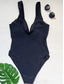 cheap One-piece swimsuits-Women&#039;s Swimwear One Piece Monokini Swimsuit Backless Tummy Control High Waist Slim Vacation Beach Wear Solid Color V Neck Sleeveless Bathing Suits