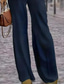 economico Abiti da donna con camicetta-Completo da donna in 2 pezzi maglietta basic neon e brillante camicetta maniche a 3/4 scollatura a V stampa geometrica casual blu scuro estate vestibilità regolare