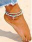 Недорогие Женский браслет-Браслет на щиколотку с подвеской в виде морской звезды и черепахи в стиле бохо – многослойный браслет на щиколотку из бисера ручной работы, бижутерия для женщин и девушек в стиле пляжного серфинга, аксессуар для ног на летний отдых
