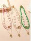 ieftine Colier de damă-set de colier boho cauri de damă – bijuterii de plajă în straturi cu accente aurii, choker de surf de vară realizat manual pentru vacanțe, festivaluri și îmbrăcăminte casual