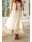cheap White Casual Dresses-Women&#039;s Midi Dress White Dress Slip Dress Fashion Graduation Date Going out Regular Fit Plain Sleeveless Spaghetti Strap White Yellow Summer