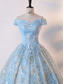 cheap Prom Dresses-Ball Gown A-Line Quinceanera Dresses Elegant Dress Wedding Wedding Guest Floor Length Sleeveless Off Shoulder Lace Backless with Pleats Sequin