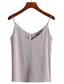 cheap Tank Tops &amp; Camis-Women&#039;s Camisole Tank Top Solid Color Stylish Casual Sleeveless V Neck Regular Tops Daily Patchwork Black White Pink Wine Beige Summer Spring