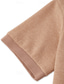 abordables Polo Classique pour Hommes-Homme Chemises Polo Gaufre Texturé Occasionnel Fête Revers Col Polo Côtelé Manche Courte Mode Basique Uni Boutons Flexible Été Printemps Coupe régulière Blanche Rouge Bordeaux Chemises Polo Gaufre