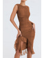 ieftine Rochii din chiffon-Pentru femei Rochii Midi Rochie de absolvire Rochie de Cocktail Rochie pentru invitata de nunta Rochie teacă Modă Modern În aer liber Absolvire Petrecere ceai Fit regulat Simplu Fără manșon Stil