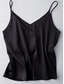 cheap Tank Tops &amp; Camis-Women&#039;s Camisole Tank Top Solid Color Stylish Casual Sleeveless V Neck Regular Tops Daily Patchwork Black White Pink Wine Beige Summer Spring