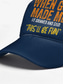 cheap Men's Hats-Funny Embroidered Baseball Cap for Men – 'When God Made Me' Adjustable Cotton Dad Hat, Casual Outdoor Trucker Cap for Sports, Travel &amp; Daily Wear