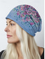 abordables Chapeaux pour femmes-Bonnet léger et respirant pour femme – bonnet ample à imprimé floral, couvre-chef élastique doux, peut être utilisé comme cache-cou pour les vêtements décontractés, d'extérieur et de chimiothérapie