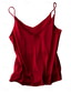 cheap Tank Tops &amp; Camis-Women&#039;s Camisole Tank Top Solid Color Stylish Casual Sleeveless V Neck Regular Tops Daily Patchwork Black White Pink Wine Beige Summer Spring