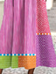 ieftine Rochie boho-Pentru femei Rochii Midi Rochie de Vară Rochie de vară Rochie Slip Vacanță Casual Stiluri de Plajă Zi de Naștere Zilnic Ieșire Potrivire Largă Grafic Manșon scurt Stil Nautic Roz Îmbujorat Vară