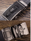 cheap Wedding Accessories-Men's Crocodile Leather Belt - Luxury Animal Pattern Dress Belts for Business, Formal Events and Gifts