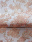 cheap PINK-A-Line Evening Gown Brocade Jacquard Elegant Dress Formal Wedding Floor Length Sleeveless V Neck with Slit Wedding Guest Dress