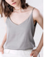 cheap Tank Tops &amp; Camis-Women&#039;s Camisole Tank Top Solid Color Stylish Casual Sleeveless V Neck Regular Tops Daily Patchwork Black White Pink Wine Beige Summer Spring