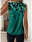 cheap Floral Tank Top-Women&#039;s Camisole Tank TopFloral Graphic Stylish Casual Sleeveless V Neck Regular Tops Daily Print Dusty Blue Green Summer