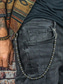 levne Pánské opasky-"Pánské korálkové kalhotový řetízek - vintage goth rockový styl pro motorkáře, punkery a pouliční módu"
