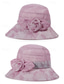 cheap Women's Hats-Elegant Floral Sun Hat for Women - Lightweight Breathable Wide Brim Bucket Hat with Rose Decoration, Breathable and UV Protection, Perfect for Beach, Travel and Summer Outdoor Activities