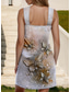 ieftine rochie Kentucky-Kentucky Derby Pentru femei Rochie Mini Rochie A line Rochie halter Rochie fără spate cocktail Rochii Semi Formale Kentucky Derby Vacanță Zilnic Concediu Fit regulat Grafic Fluture Fără manșon În V