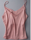 cheap Tank Tops &amp; Camis-Women&#039;s Camisole Tank Top Solid Color Stylish Casual Sleeveless V Neck Regular Tops Daily Patchwork Black White Pink Wine Beige Summer Spring