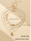 ieftine Colier de damă-set de colier boho cauri de damă – bijuterii de plajă în straturi cu accente aurii, choker de surf de vară realizat manual pentru vacanțe, festivaluri și îmbrăcăminte casual