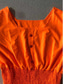 preiswerte Weiße Freizeitkleider-Damen kleid lang Weißes Kleid Sommerkleid Boho-Kleid Elegant Puffärmel Täglich Sommerkleid Lockere Passform Glatt Einfarbig Kurzarm Quadratischer Ausschnitt Schwarz Weiß Orange Sommer