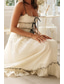 cheap White Casual Dresses-Women&#039;s Midi Dress White Dress Slip Dress Fashion Graduation Date Going out Regular Fit Plain Sleeveless Spaghetti Strap White Yellow Summer