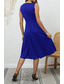 cheap Cocktail Dress-Women&#039;s Midi Dress Party Dress Cocktail Dress Fashion Party Birthday Date Regular Fit Plain Sleeveless V Neck Black Wine Blue Dark Green Summer