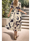 cheap Elegant Floral Dresses-Women's Midi Dress Graduation Dress Floral Dress Fashion Outdoor Graduation Going out Regular Fit Flower Short Sleeve V Neck Blue Black Light Green Red Summer