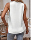 baratos Loja Gráfica Regatas &amp; Camis-Dia das Mães Mulheres Camisola Regata Gráfico Letra à moda Casual Sem Manga Decote V Tops regulares Diário Imprimir Preto Branco Azul Verde Verão