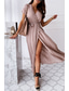 cheap Casual Floral Dresses-Women&#039;s Midi Dress Casual Dress Boho Dress Classic Vacation Daily Holiday Regular Fit Polka Dot Short Sleeve V Neck Black Pink Green Summer