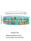 preiswerte Herrenschmuck-handgefertigtes Armband-Set aus Natursteinperlen für Männer – Wickelarmband aus Holz und Türkis im Boho-Surfer-Stil, verstellbarer Tribal-Schmuck für Strand, Reisen und Freizeit