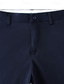 voordelige Dun-Voor heren Pakken Broek Kostuumbroek Zak Effen Ademend Vochtregelerend Volledige lengte Buiten liiketoiminta Dagelijks Modieus Streetwear Zwart Marine Blauw Micro-elastisch