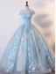 cheap Prom Dresses-Ball Gown A-Line Quinceanera Dresses Elegant Dress Wedding Wedding Guest Floor Length Sleeveless Off Shoulder Lace Backless with Pleats Sequin